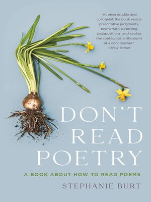 cover image of Don't Read Poetry
